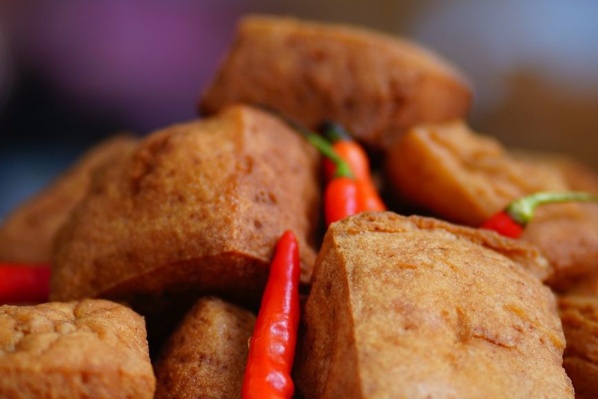 Fried tofu