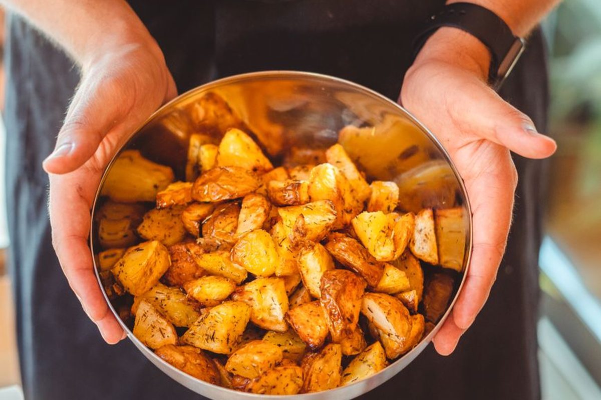 Roast potatoes